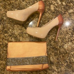 Summer & Rose clutch 💞 rose gold and crystal